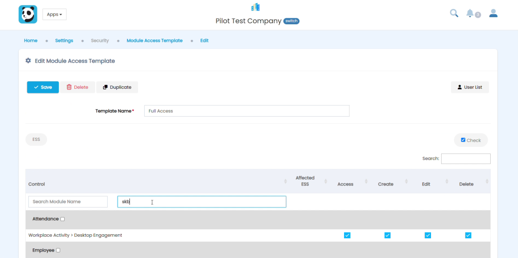Typing skbbk in the Search Control Name box